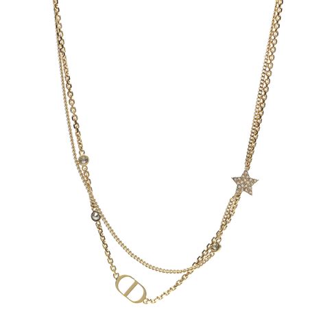 dior double necklace|full name Dior necklace.